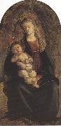 Sandro Botticelli Madonna of the Rose Garden or Madonna and Child with St john the Baptist (mk36) Spain oil painting artist